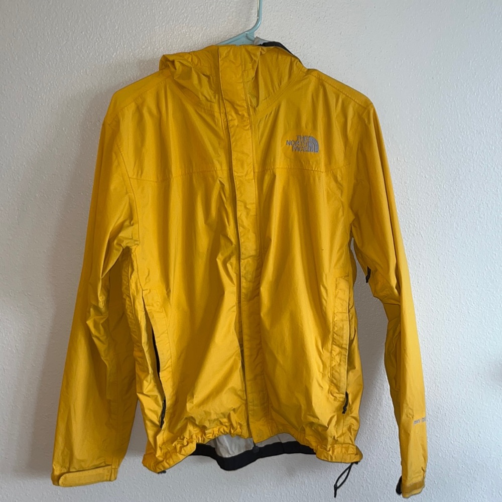 North Face Yellow windbreaker
